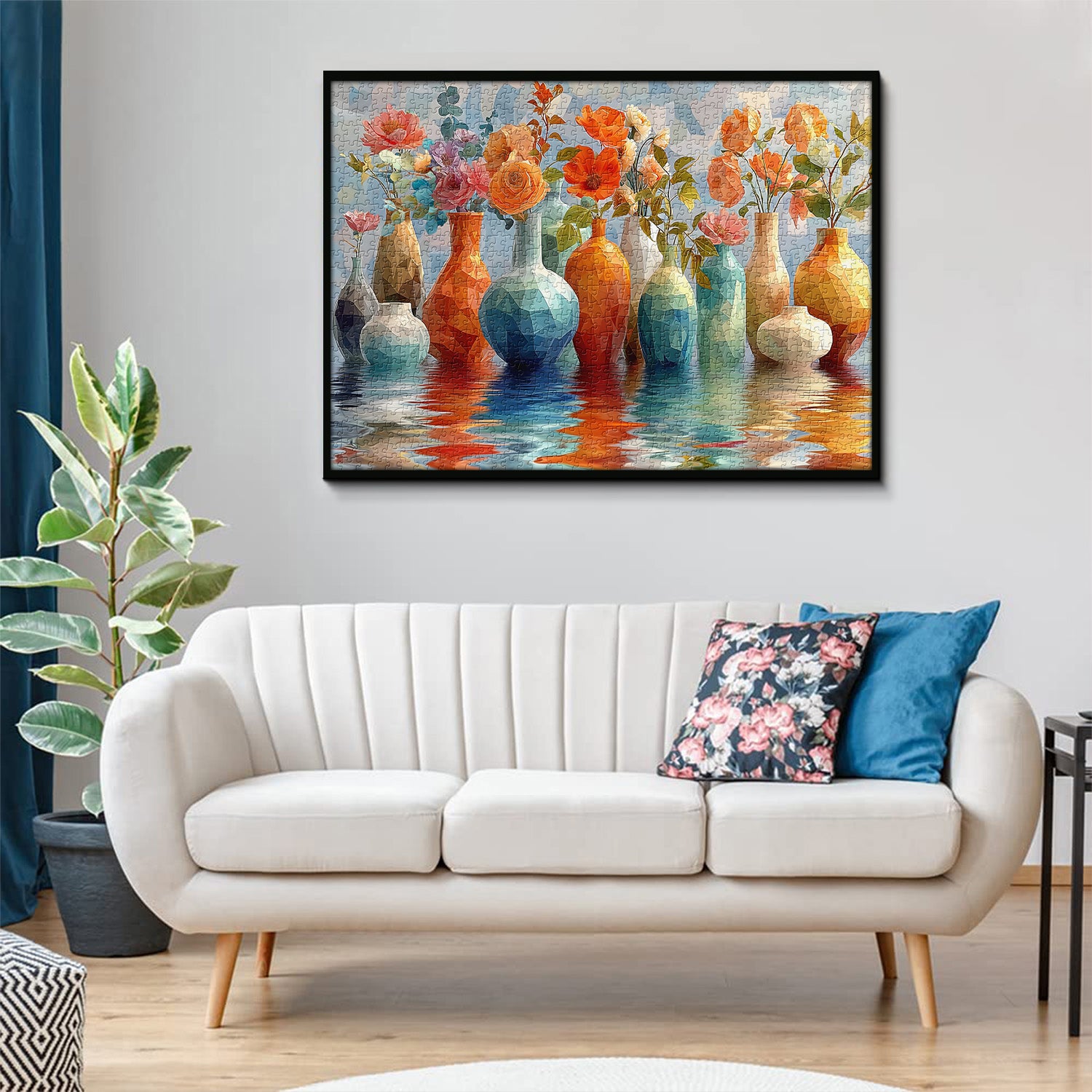 Vases colorées Puzzle 1000 pièces