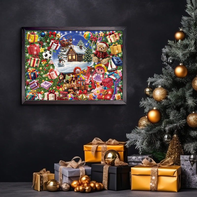 Gioioso puzzle natalizio puzzle 1000 pezzi