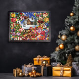 Gioioso puzzle natalizio puzzle 1000 pezzi