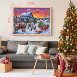 Pezzi di natalizio di puzzle funlands 1000