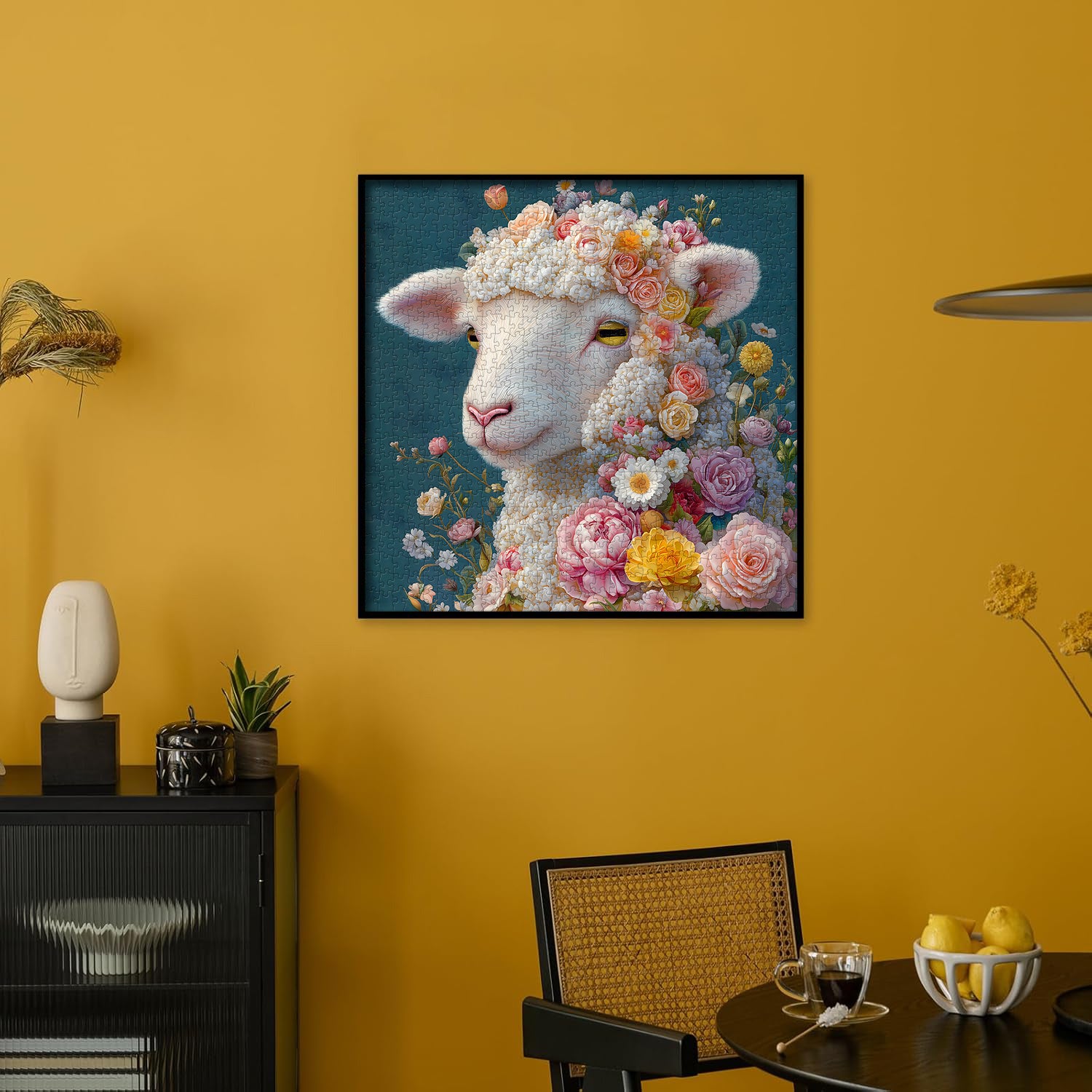 Flower Sheep Jigsaw Puzzle 1000 Pieces