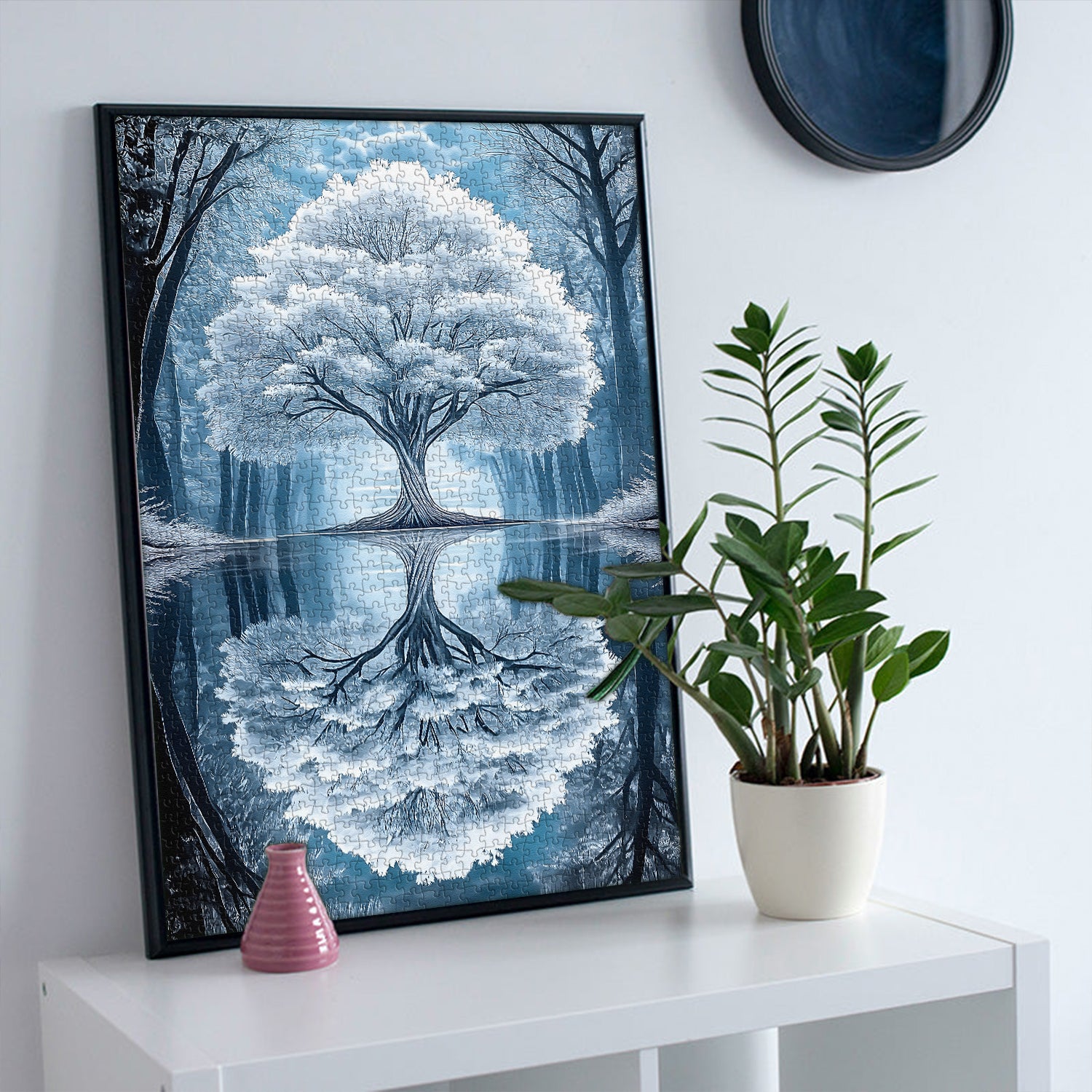 Baum des Spiegelpuzzles 1000 Stücke
