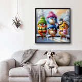 Winter Feathered Friends Jigsaw Puzzle 1000 Pieces
