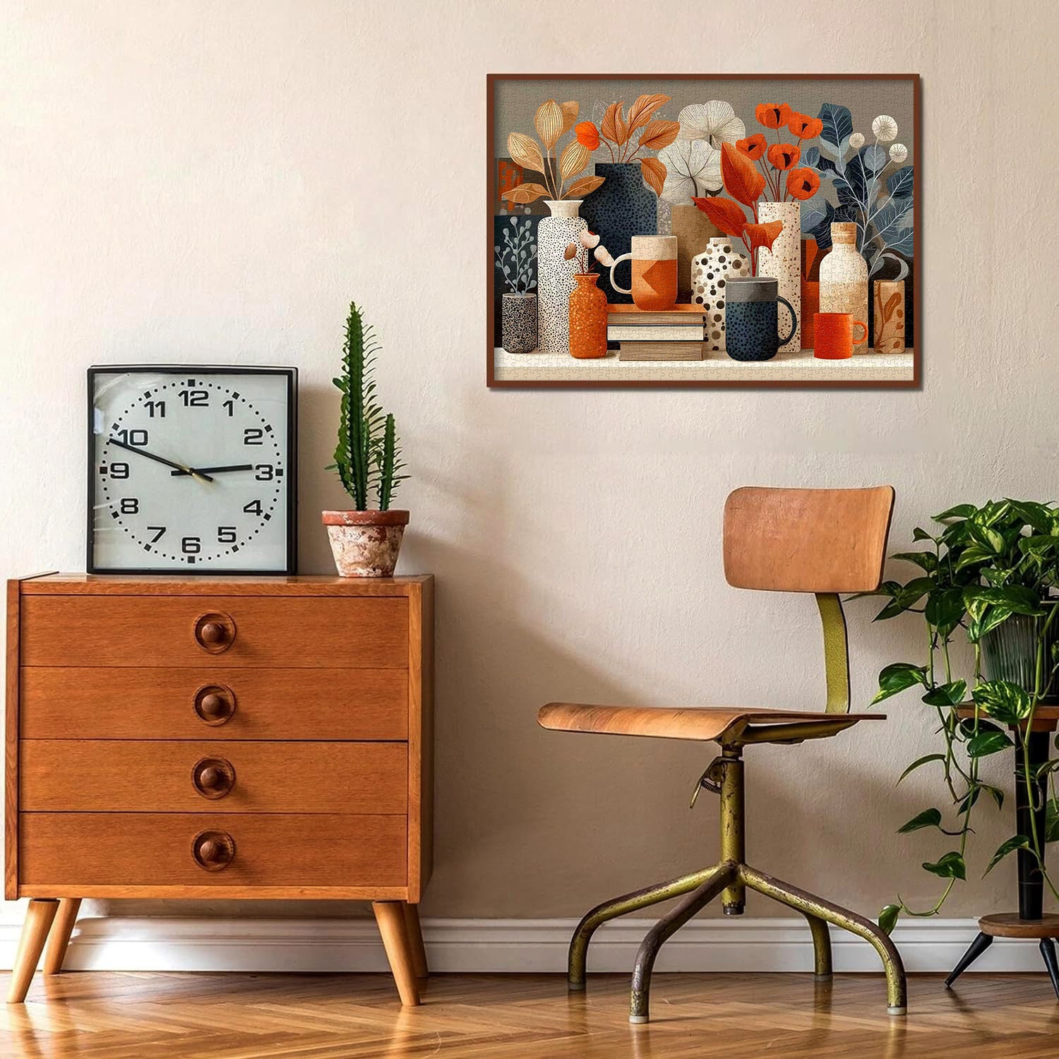 Geometrisches Kunstpuzzle 1000 Stücke