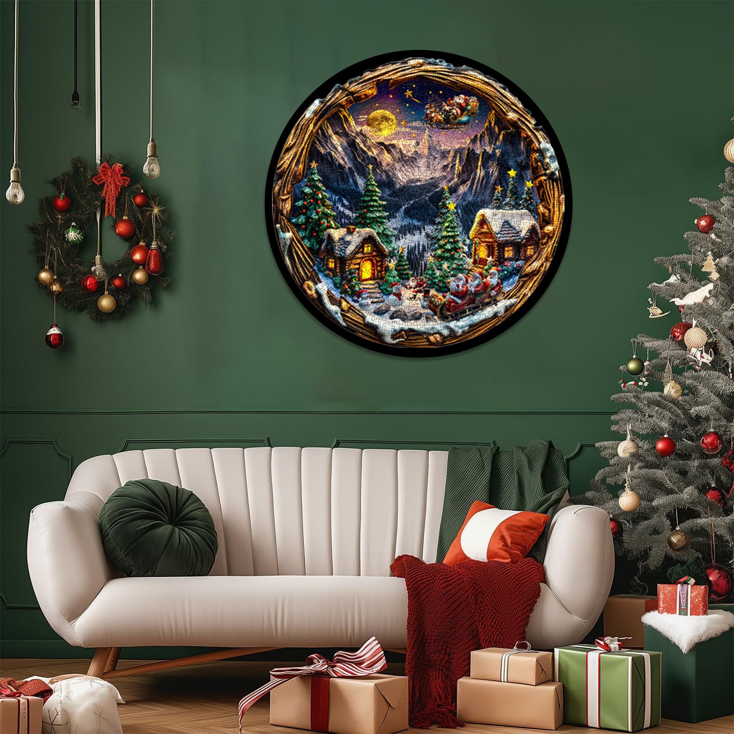 Weihnachtstal -Puzzle 1000 Stücke