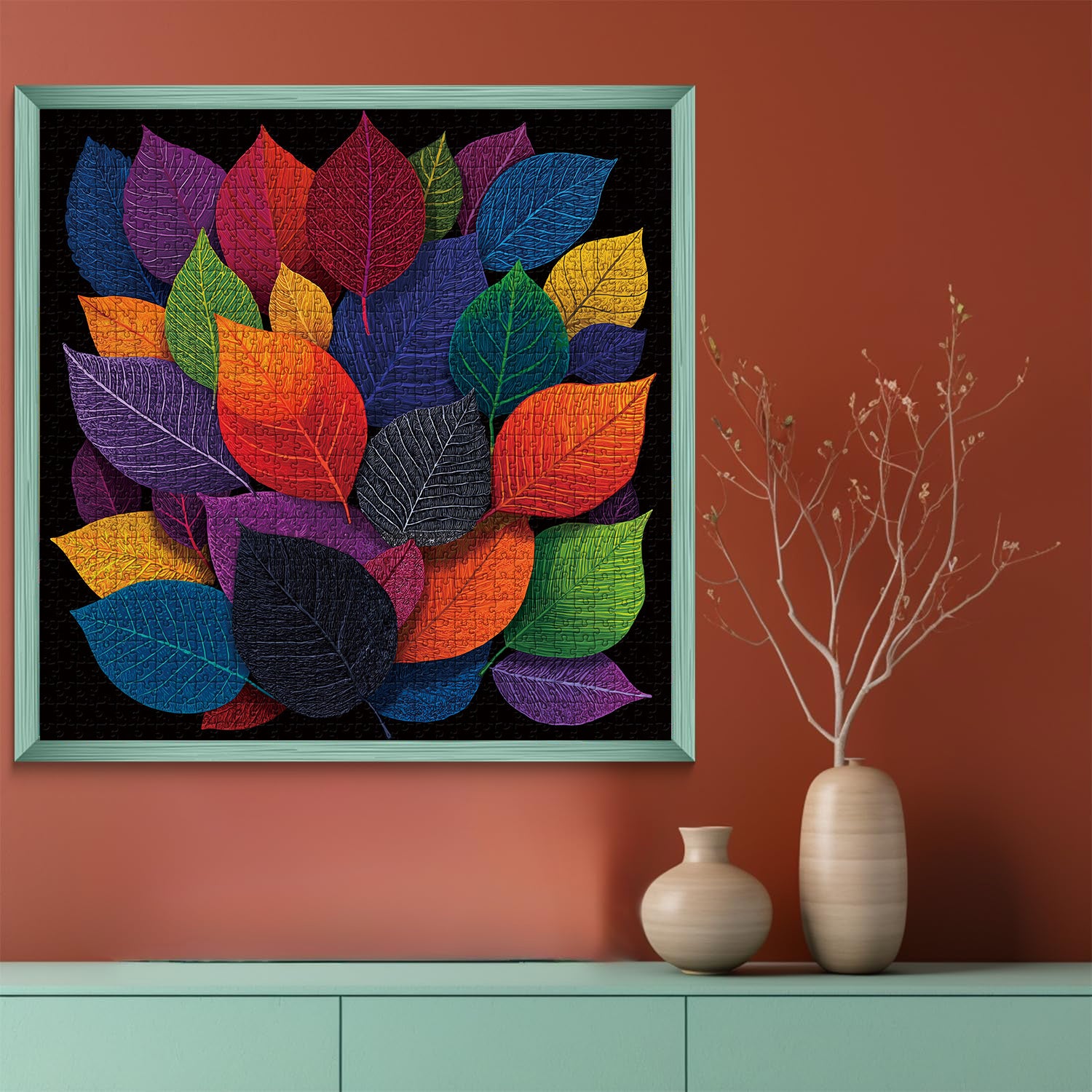 Bunte Blätter Puzzle 1000 Teile
