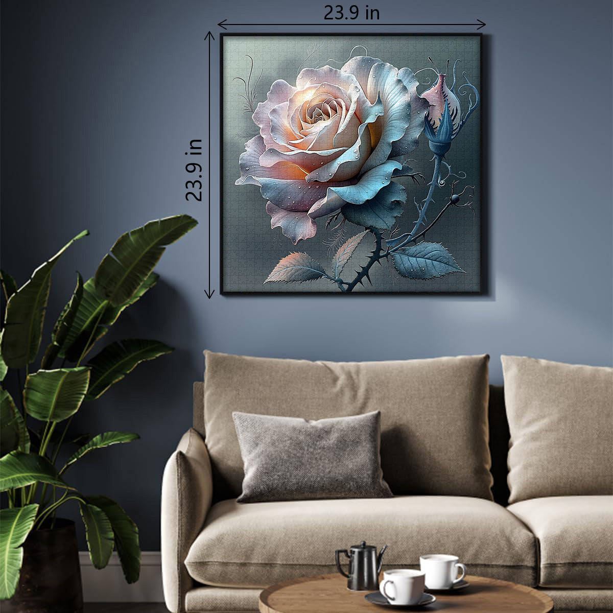 Aurora Rose Jigsaw Puzzle 1000 Pieces