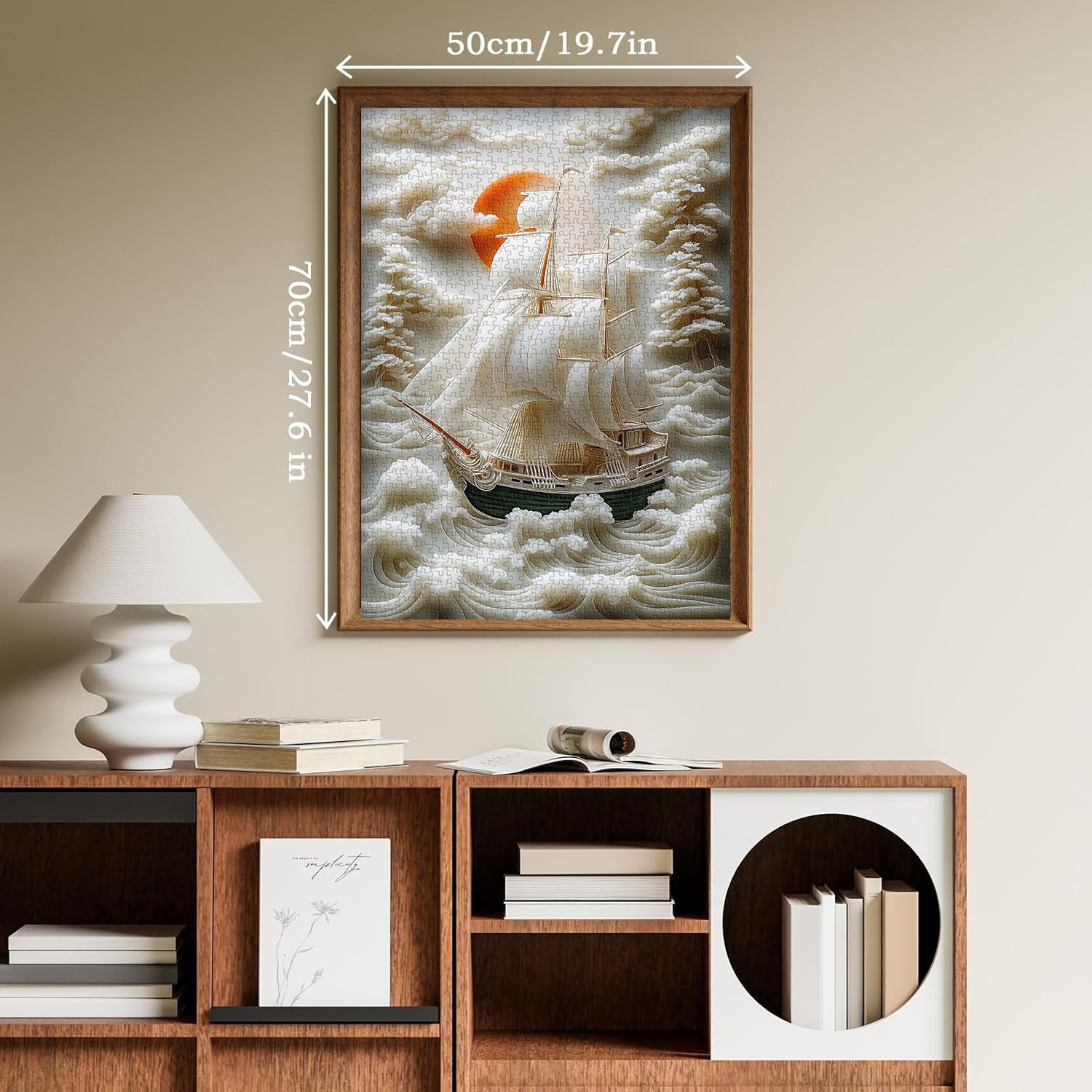White Voyage Jigsaw Puzzle 1000 Pieces