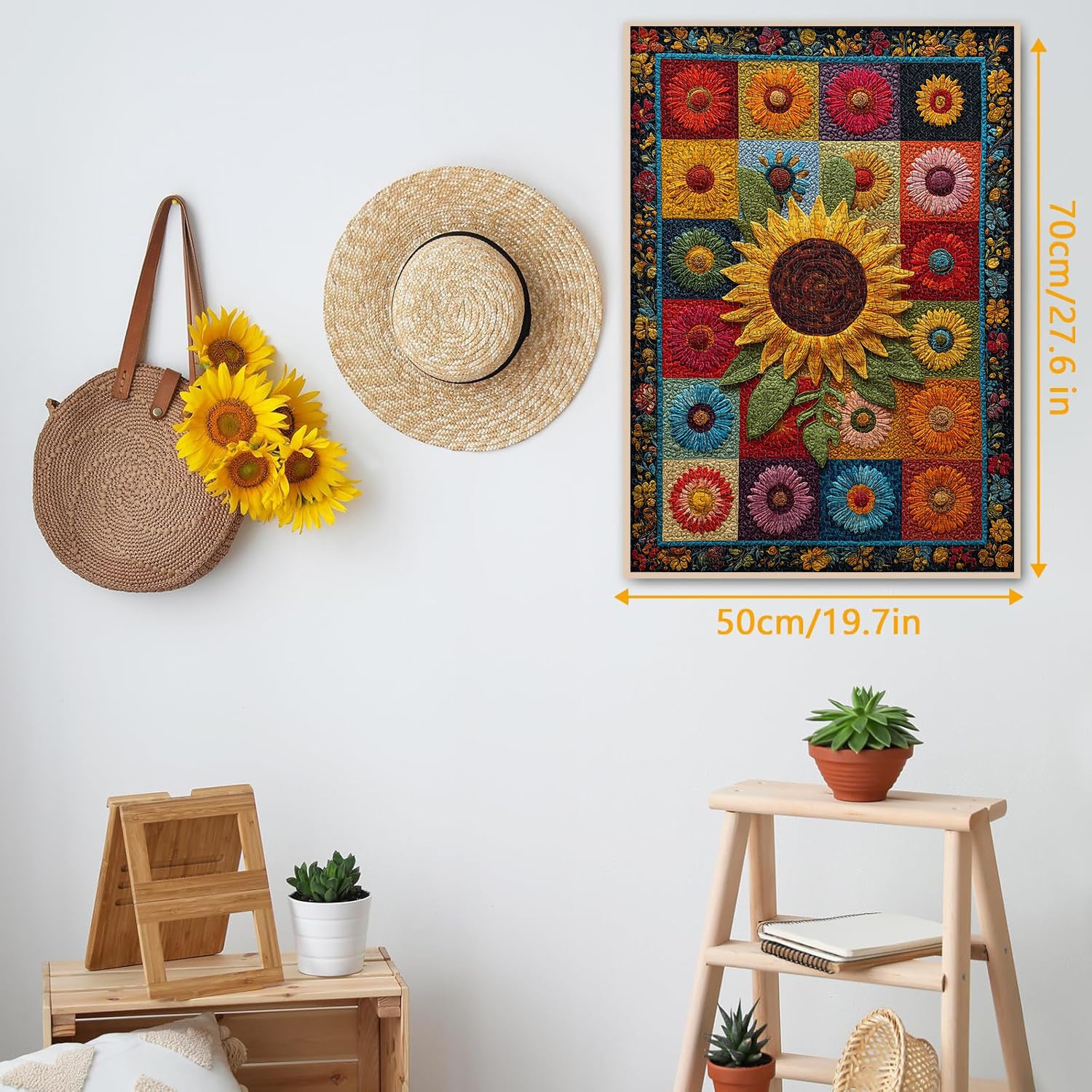 Sunflowers Patchwork Jigsaw Puzzle 1000 Stücke
