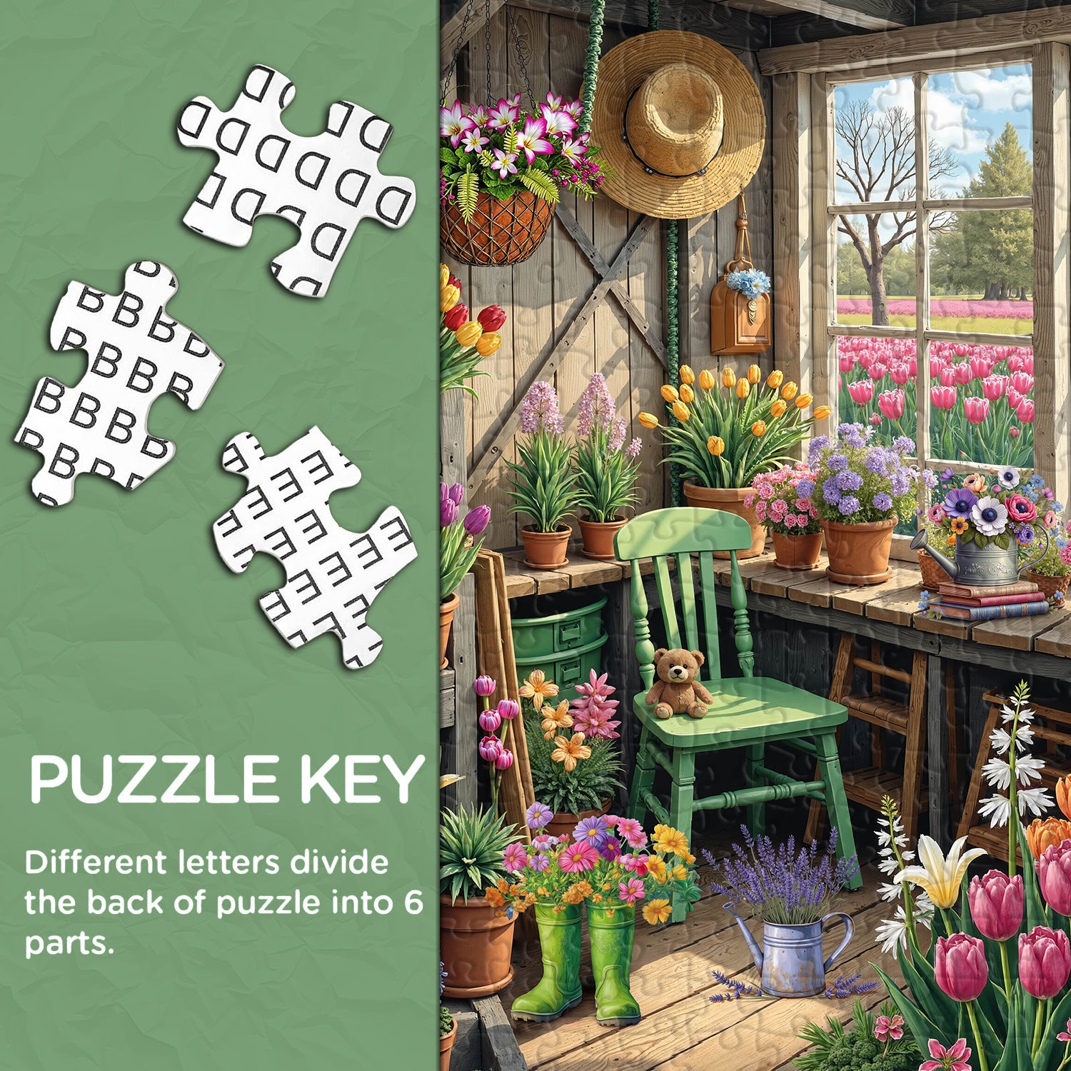 Gardener Flower Room College Puzzle 1000 pezzi