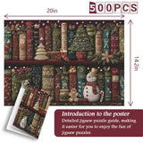 Weihnachts -Stickerei Regal Puzzle 500 Stücke