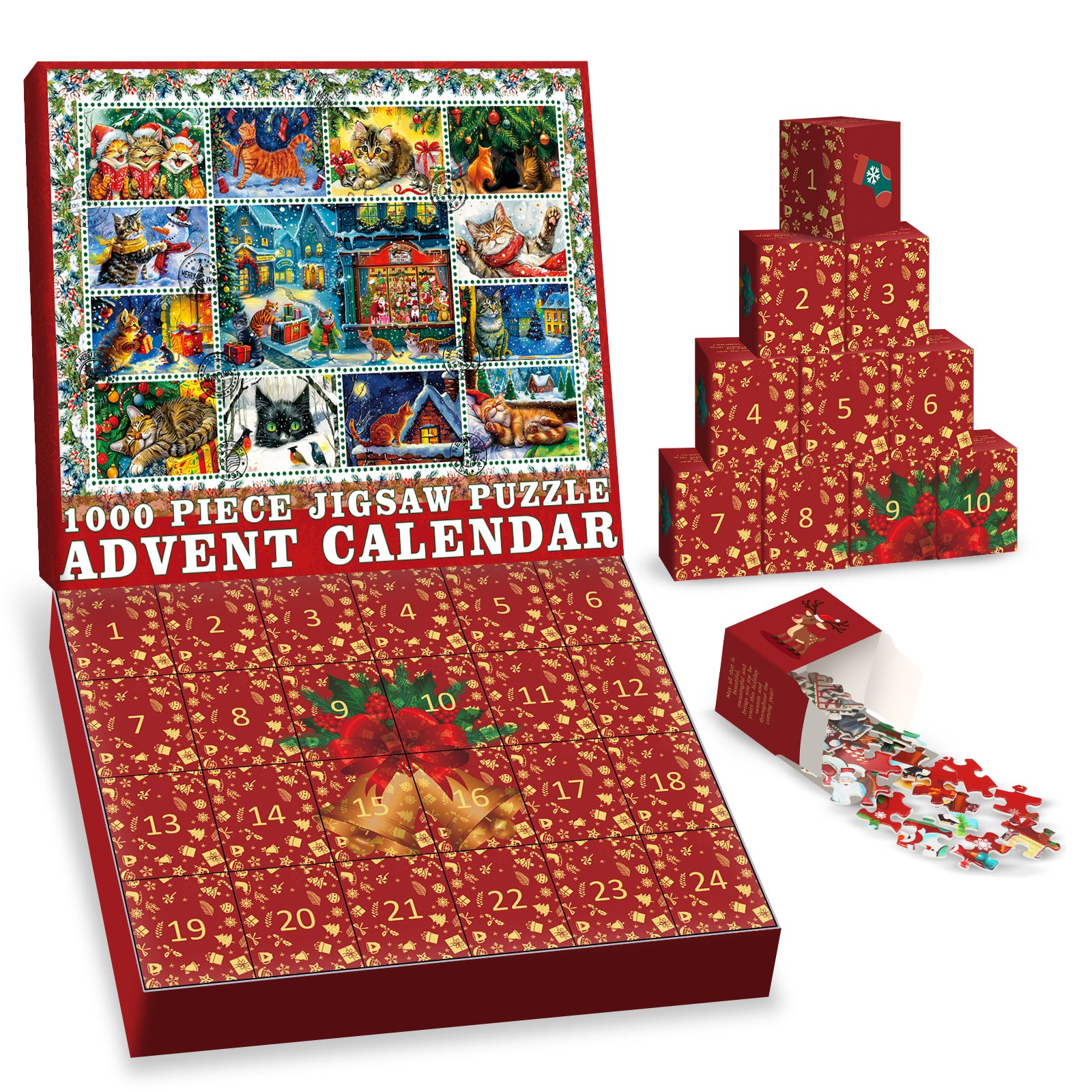 Capi di Natale puzzle puzzle 1000 pezzi