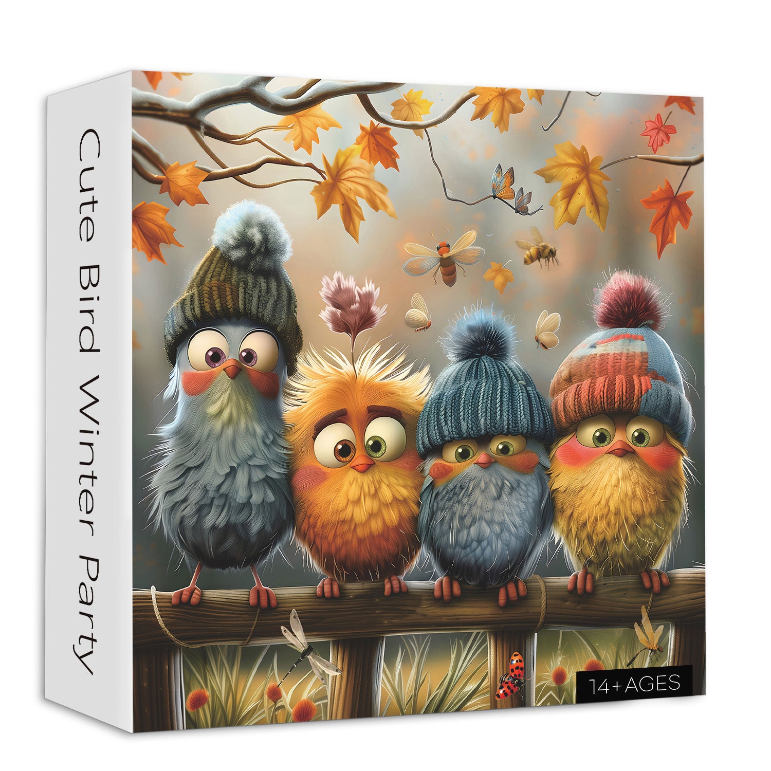 Simpatico uccello inverno inverno puzzle enigmi 1000 pezzi