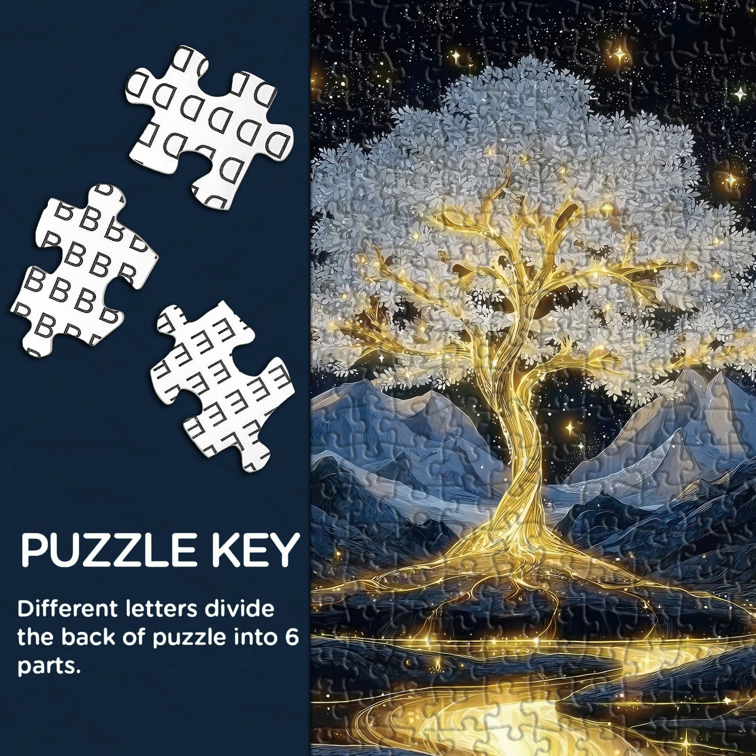 Eternal Golden Tree Jigsaw Puzzle 1000 pezzi