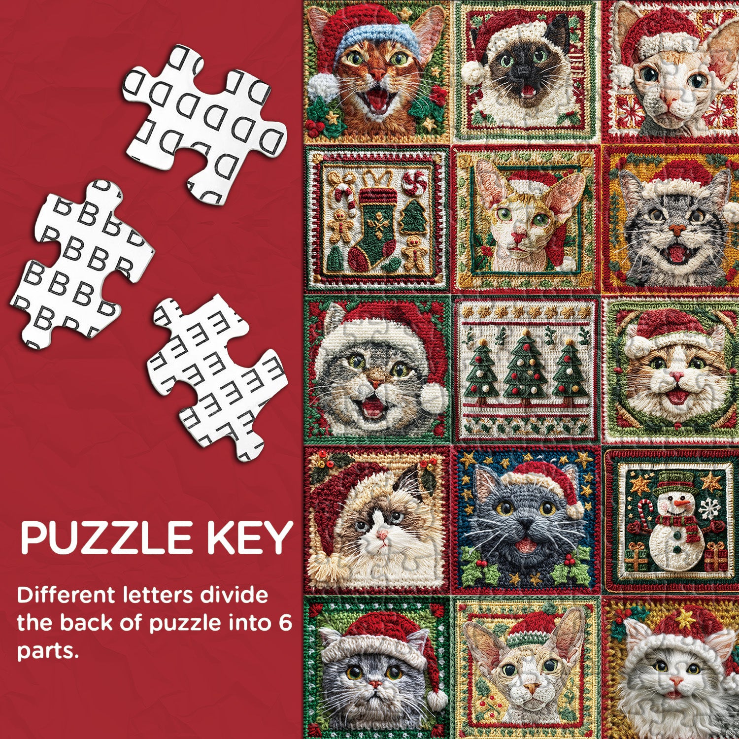 Capi di Natale puzzle puzzle 1000 pezzi