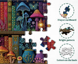 Puzzle Bibliothèque de champignons enchantés 1000 pièces