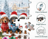 Santa's Pup Posse Jigsaw Puzzle 1000 Pieces