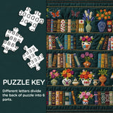 Puzzle da giardino con mensola, 1000 pezzi
