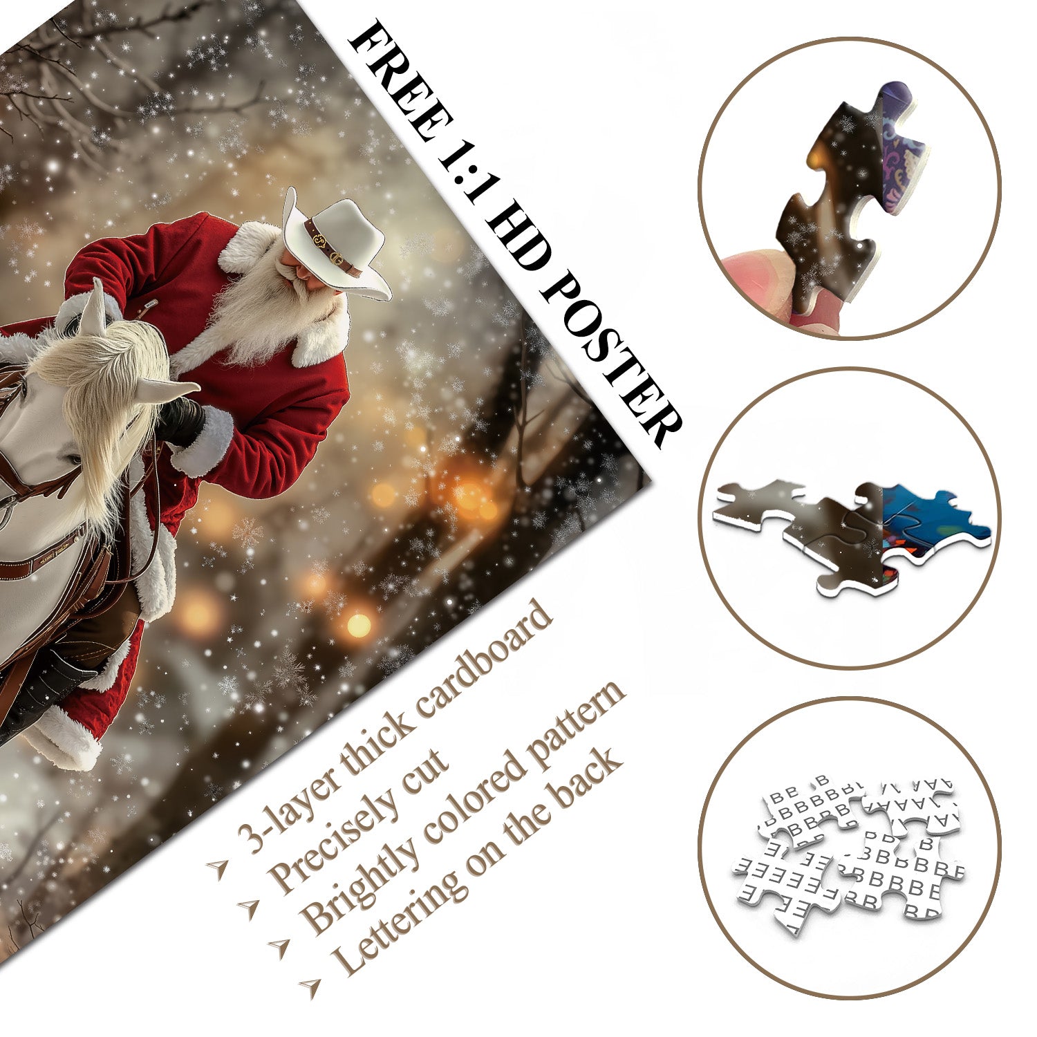 Santa Gallop Jigsaw Puzzle 1000 piezas