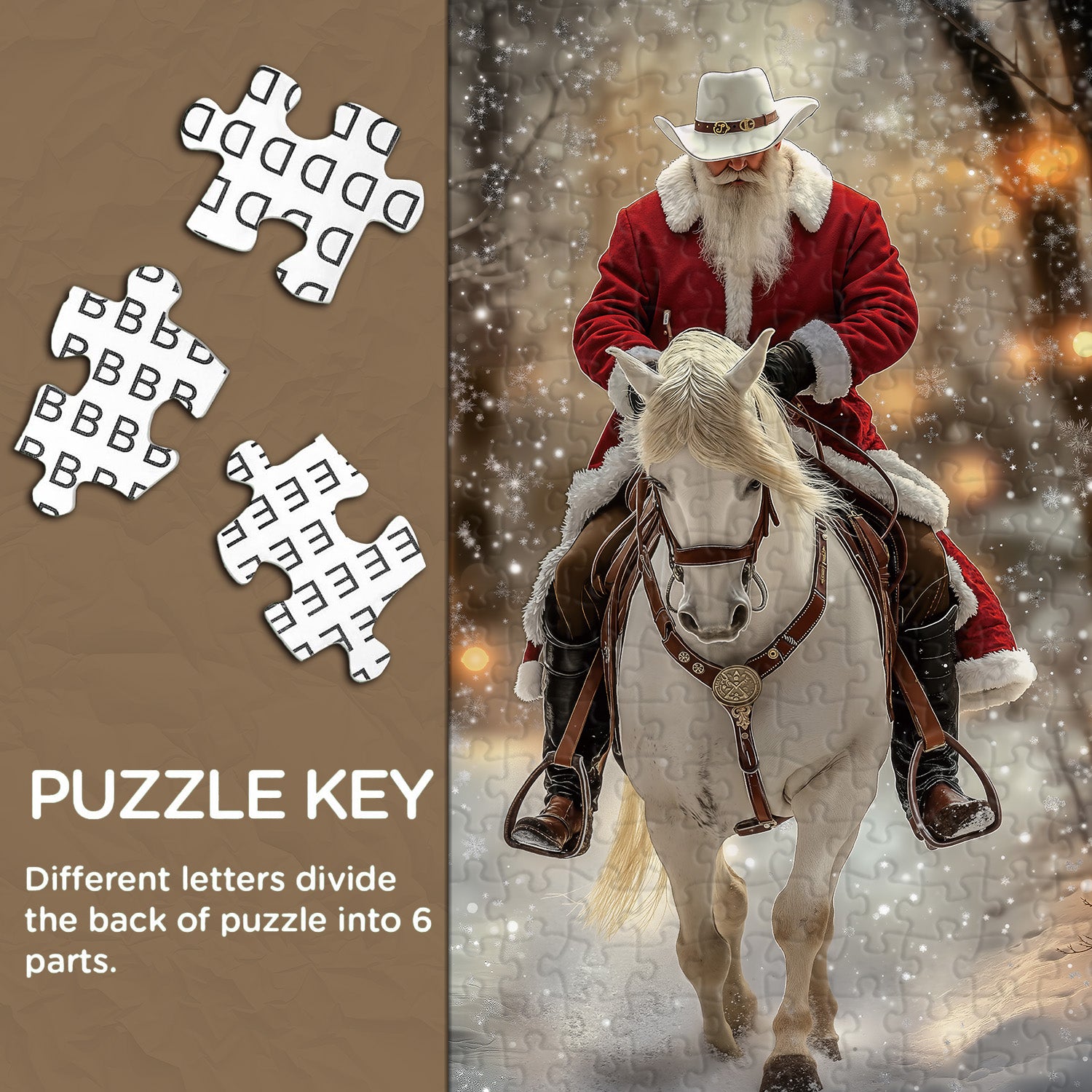 Santa Gallop Jigsaw Puzzle 1000 piezas