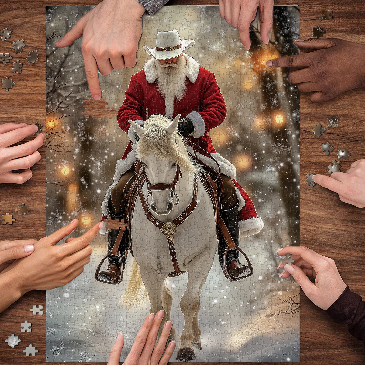 Santa Gallop Jigsaw Puzzle 1000 piezas
