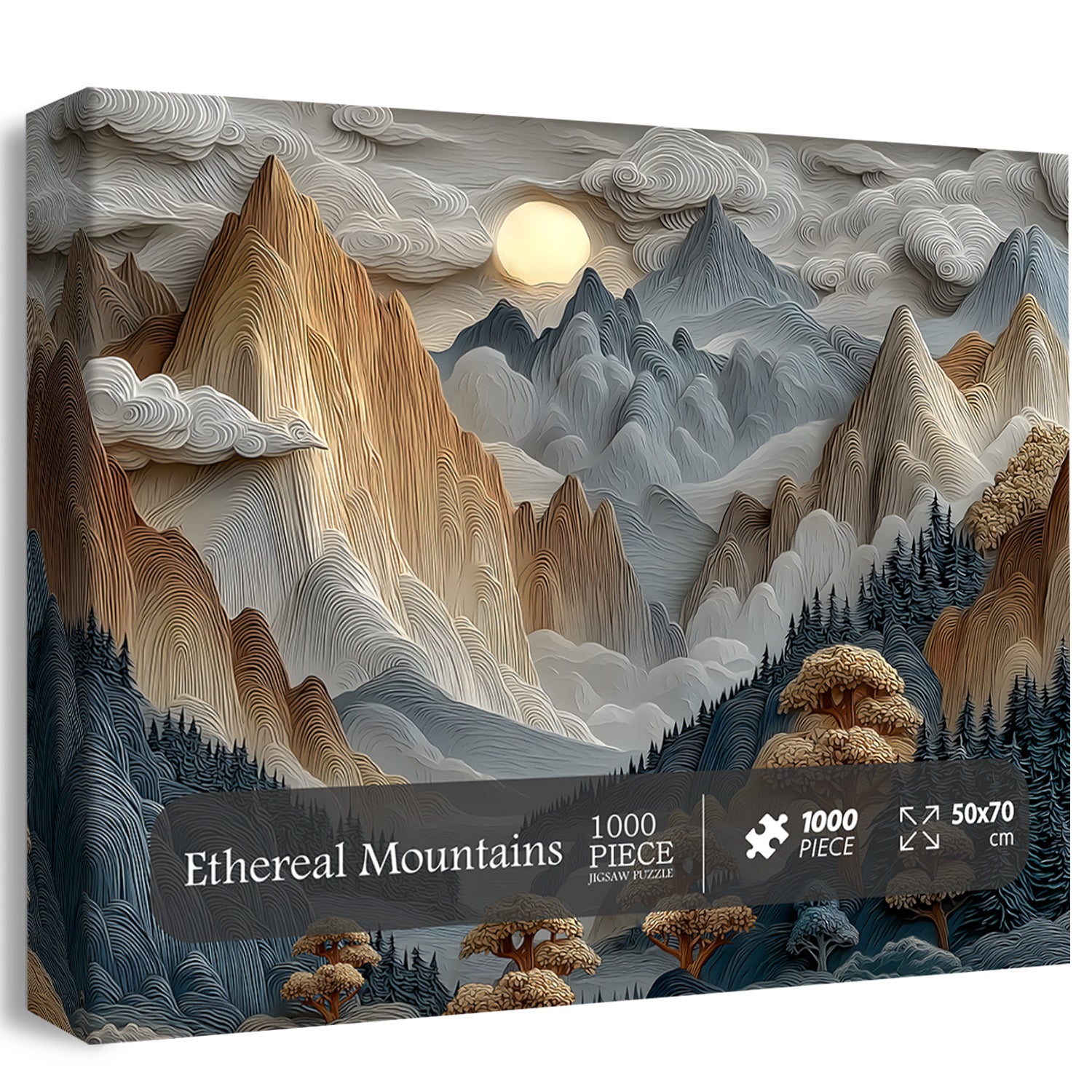 Ethereal Mountains Jigsaw Puzzle 1000 Pieces