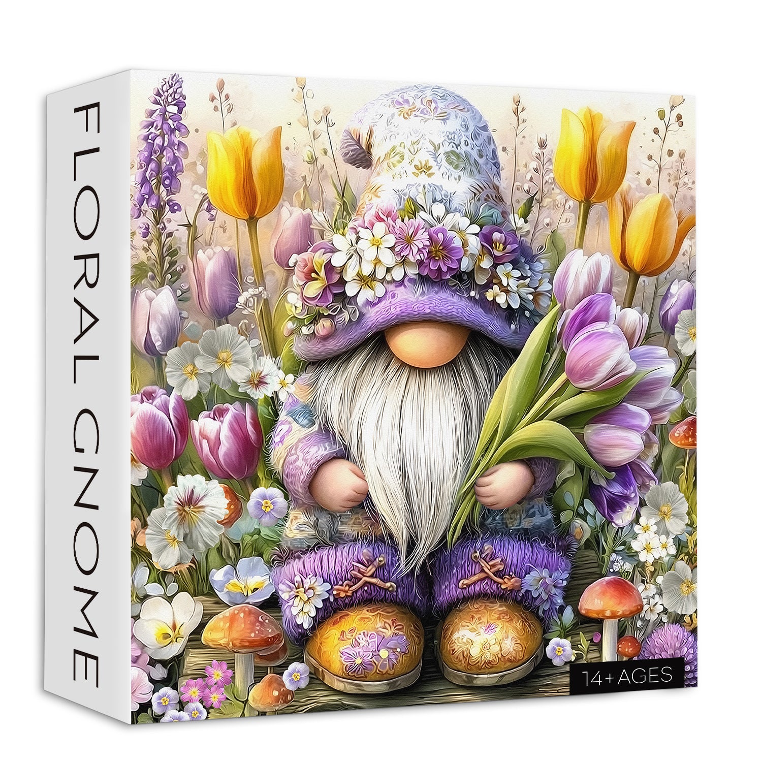 Puzzle floral gnome puzzle 1000 pièces