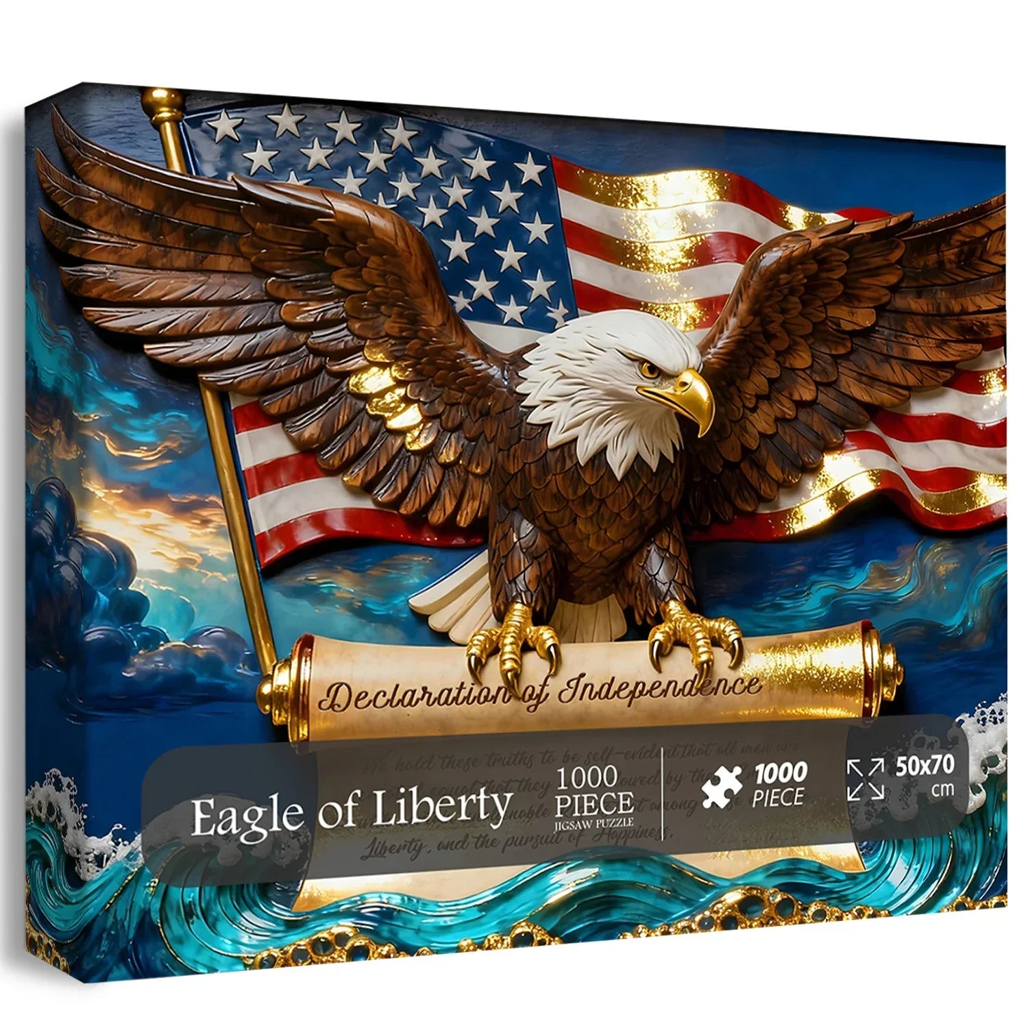 Puzzle Aigle de la Liberté 1000 pièces