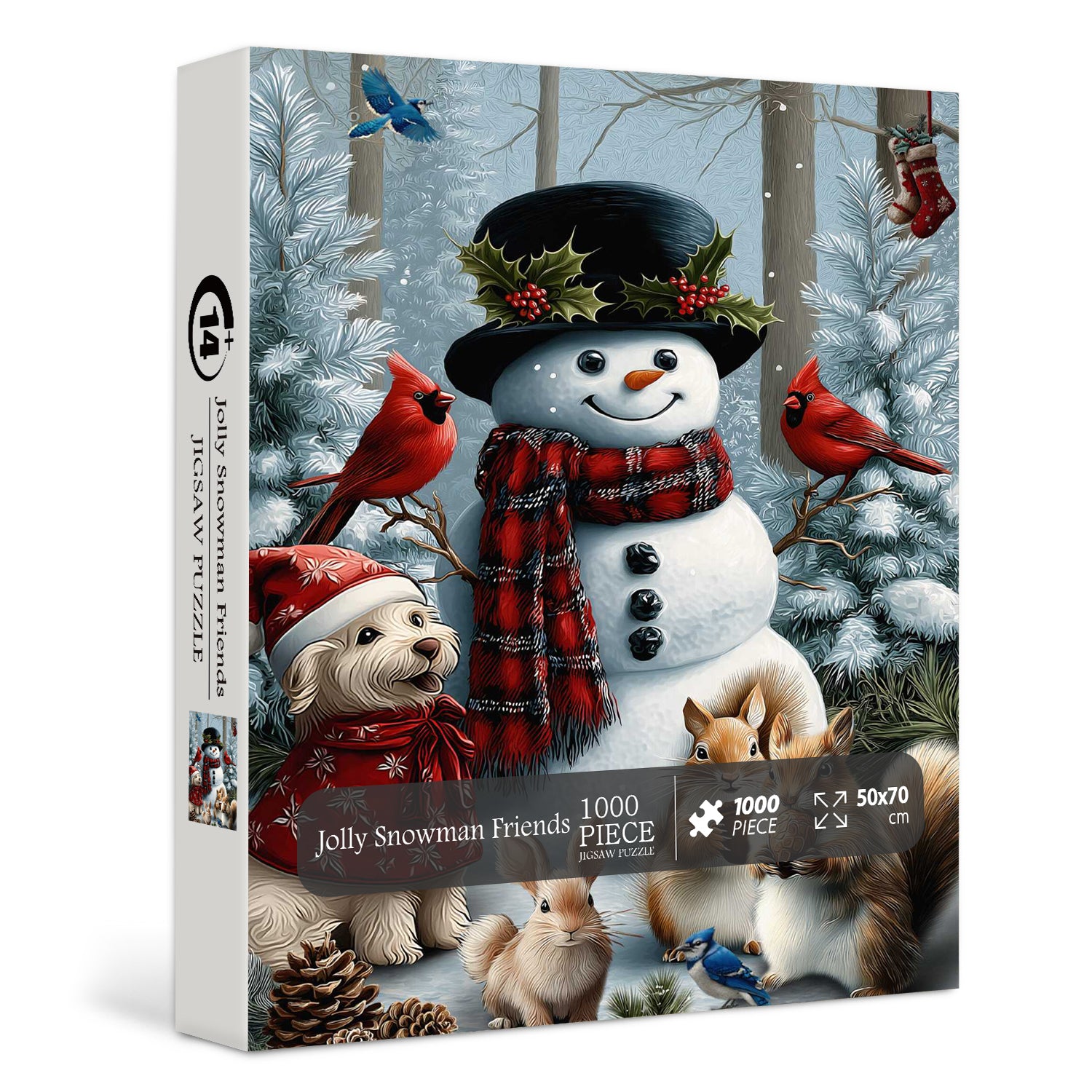 Jolly Snowman Friends Jigsaw Puzzle 1000 pièces