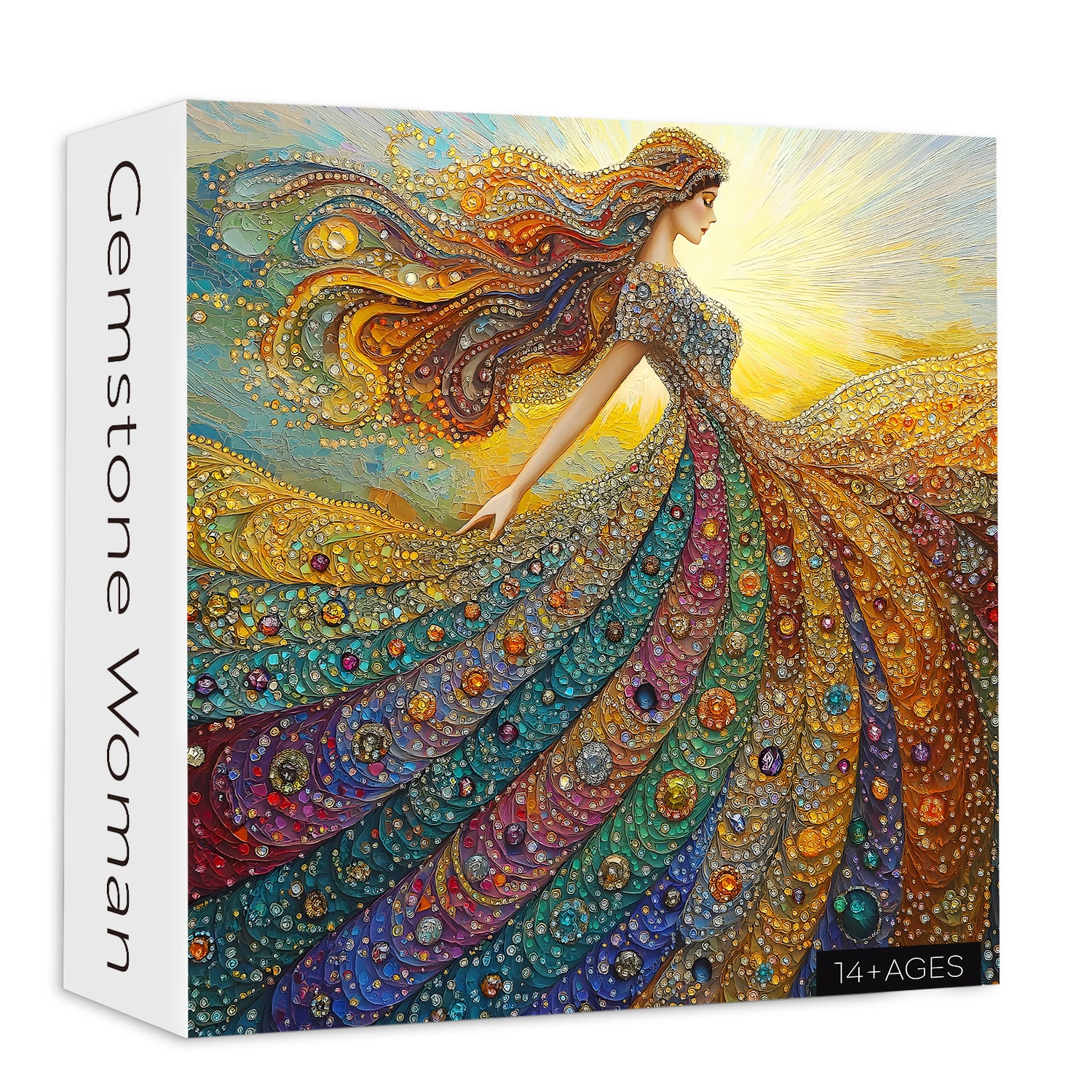Gemstone donna puzzle puzzle 1000 pezzi