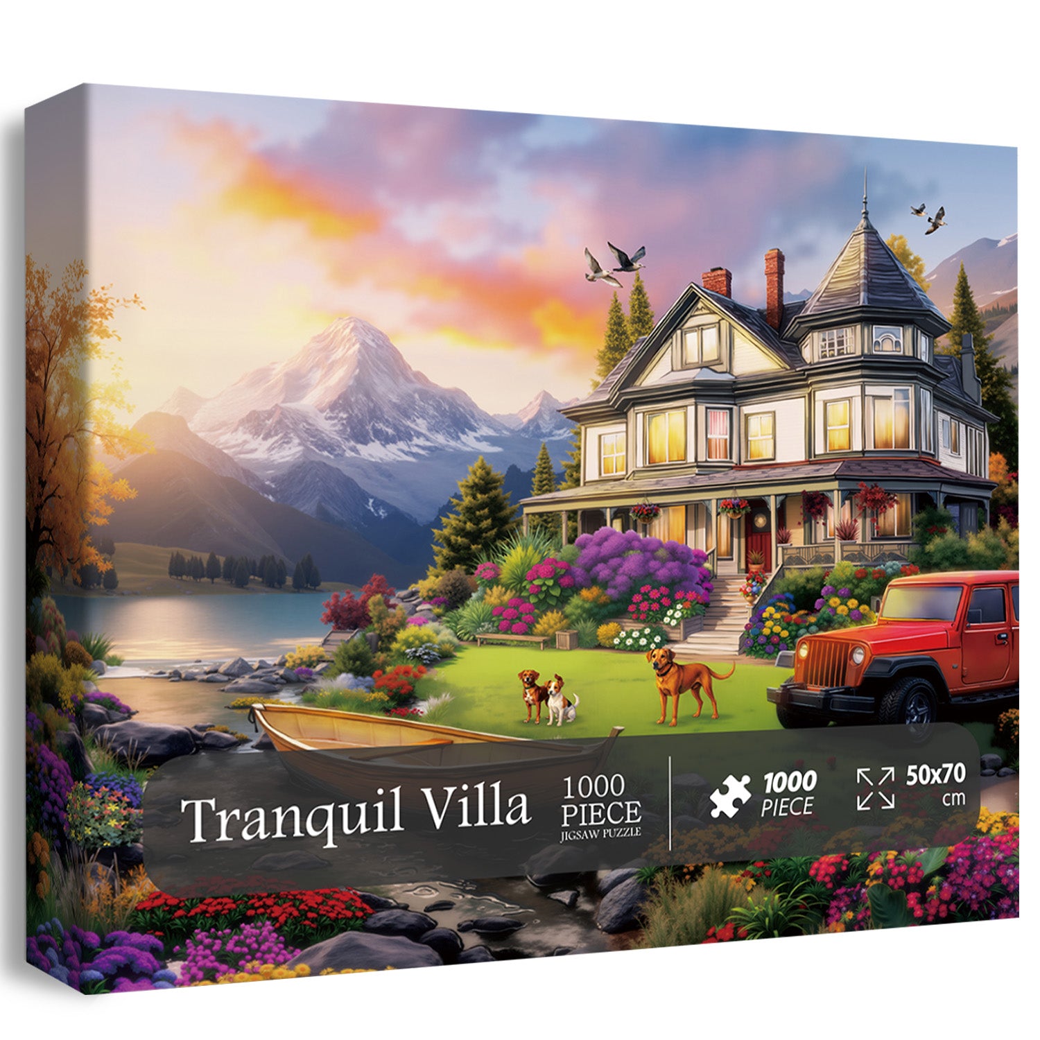 Pun puzzle per Jigsaw Villa Tranquil 1000 pezzi