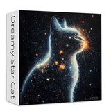 Dreamy Star Cat Jigsaw Puzzle 1000 pezzi