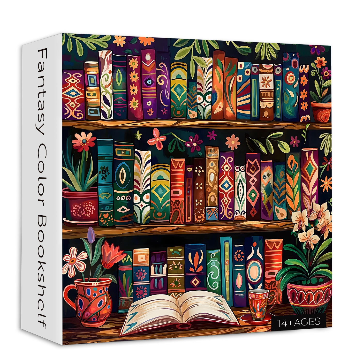Fantasy Color Bibliothèque Puzzle de puzzle 1000 pièces