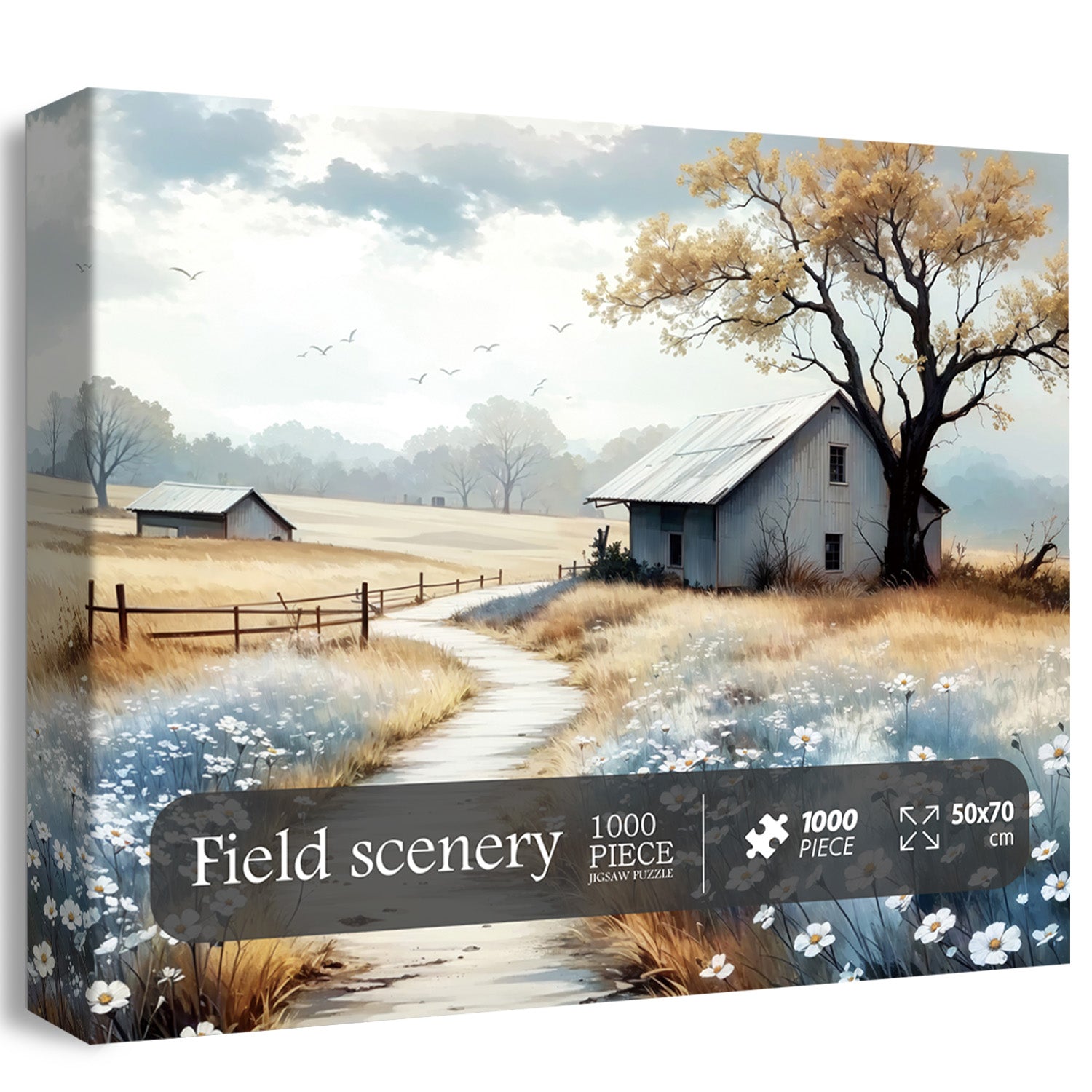 Scenario di campo puzzle puzzle 1000 pezzi