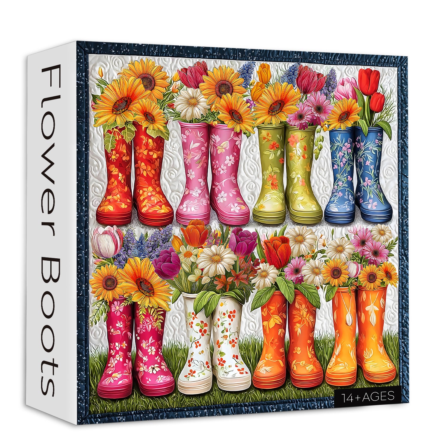 Stivali floreali puzzle puzzle 1000 pezzi