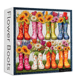 Stivali floreali puzzle puzzle 1000 pezzi