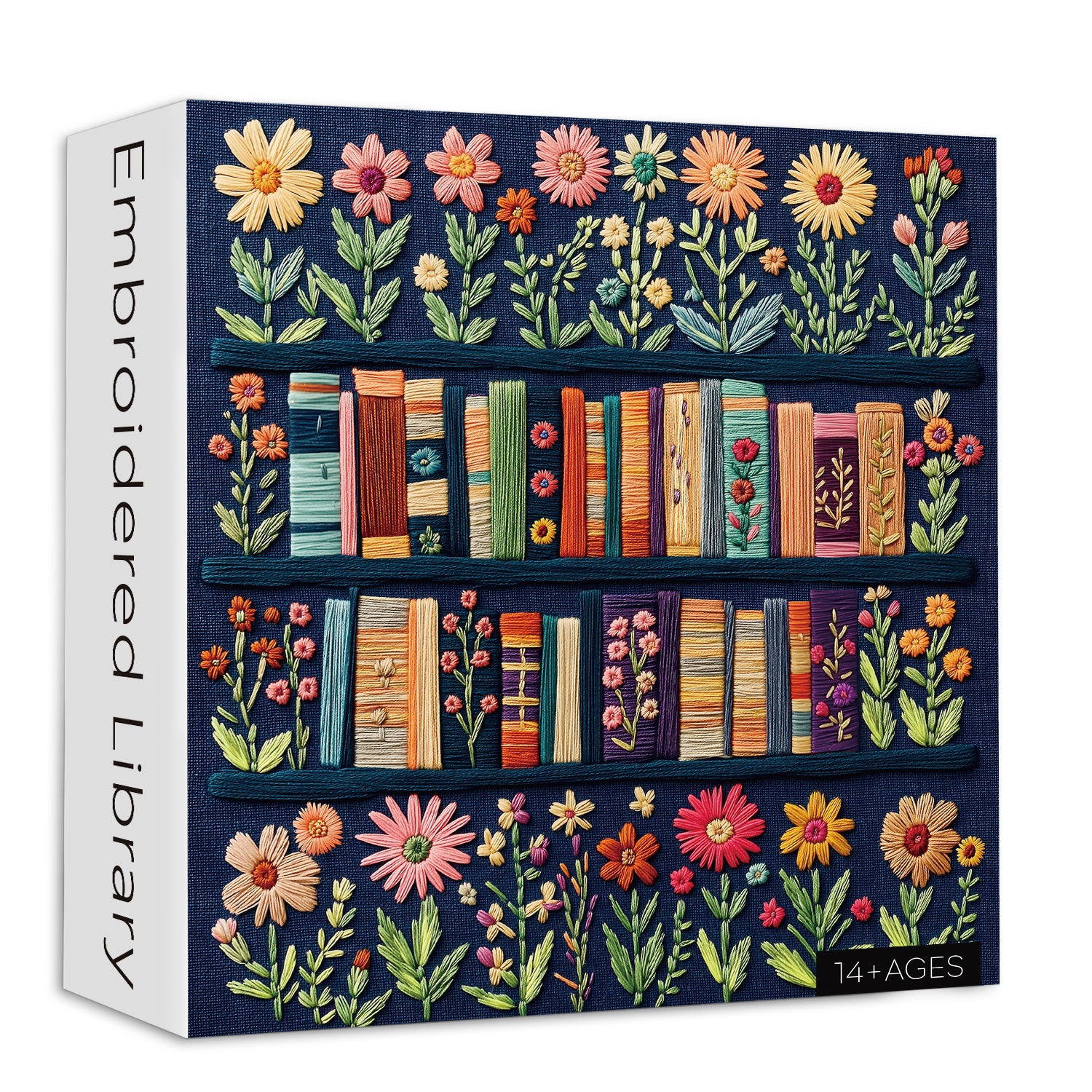 Biblioteca ricamata puzzle puzzle 1000 pezzi