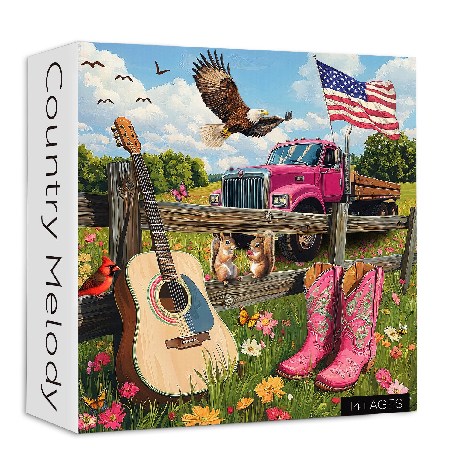 Pezzi di puzzle melodia di campagna 1000 pezzi