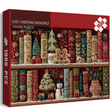 Accogliente puzzle di libreria di Natale puzzle 1000 pezzi