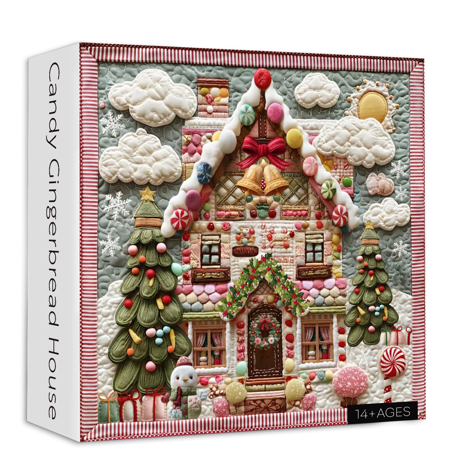 Candy Gingerbread House Jigsaw Puzzle 1000 Pieces
