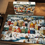 Winter Street View puzzle puzzle 1000 pezzi