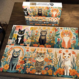 Eleganti gatti puzzle puzzle 1000 pezzi