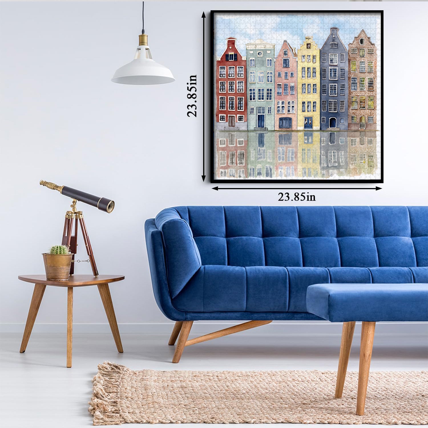 Houses de canal puzzle 1000 pièces