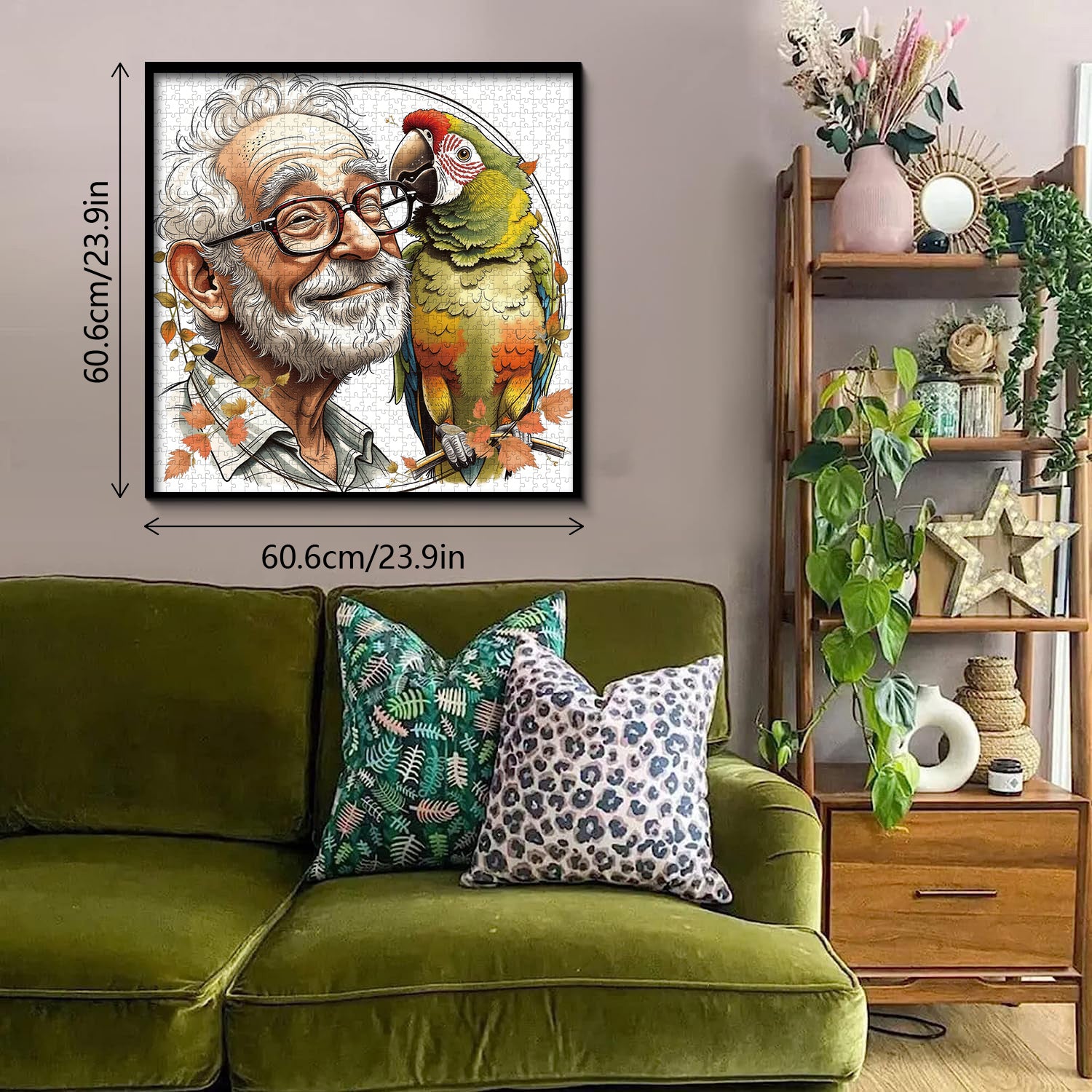 Pezzi 1000 pezzi di pappagallo whisper puzzle