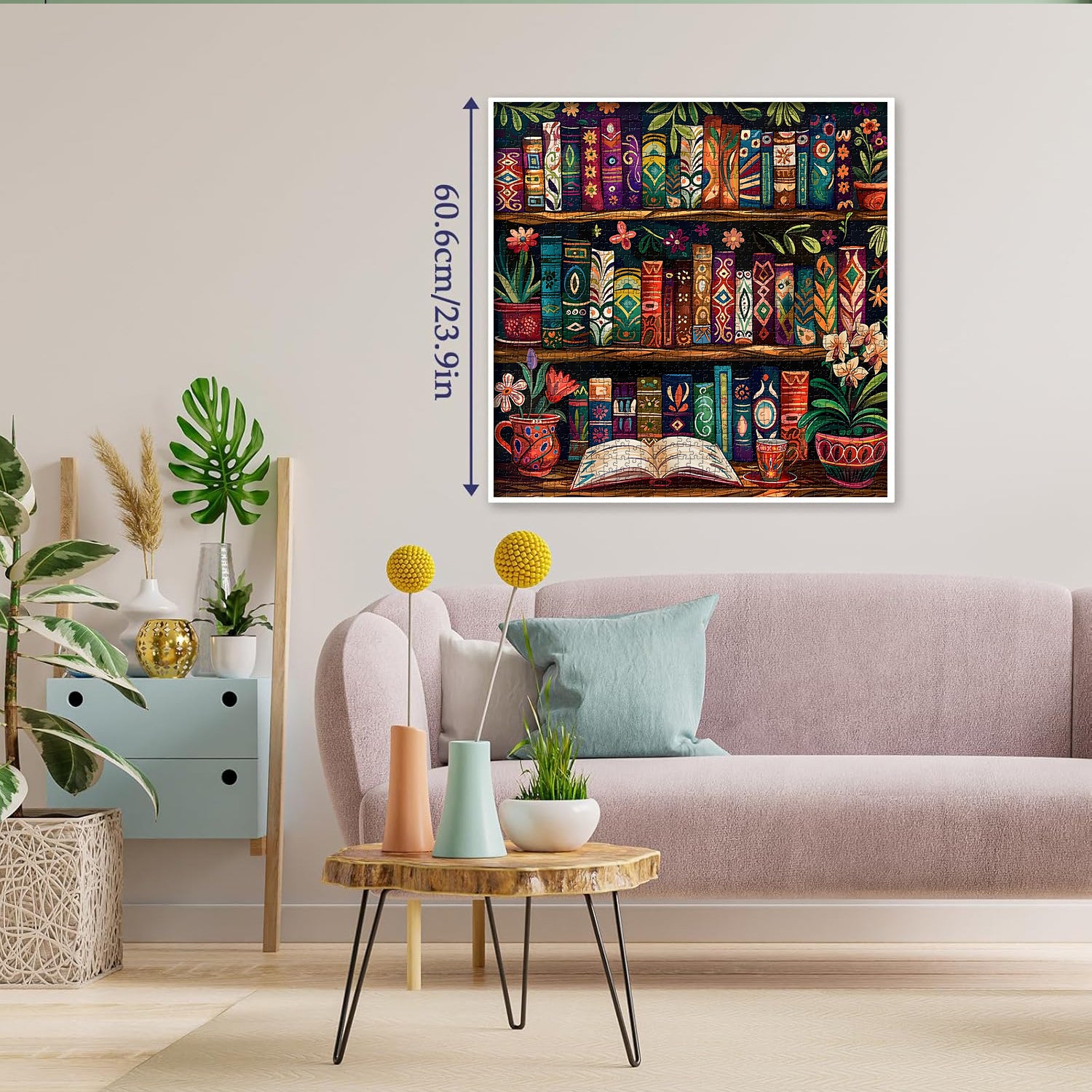 Fantasy Color Bibliothèque Puzzle de puzzle 1000 pièces