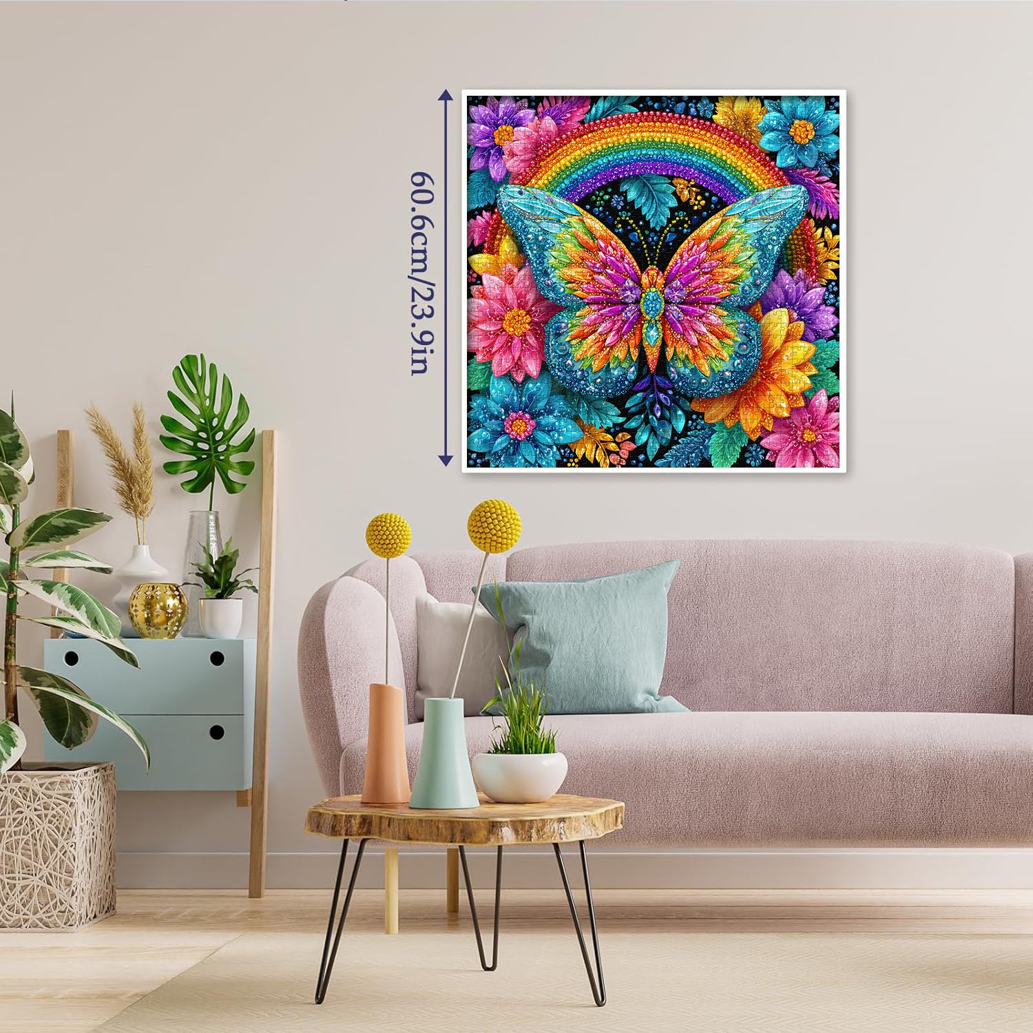 Rainbow Butterfly Jigsaw Puzzle 1000 Pieces