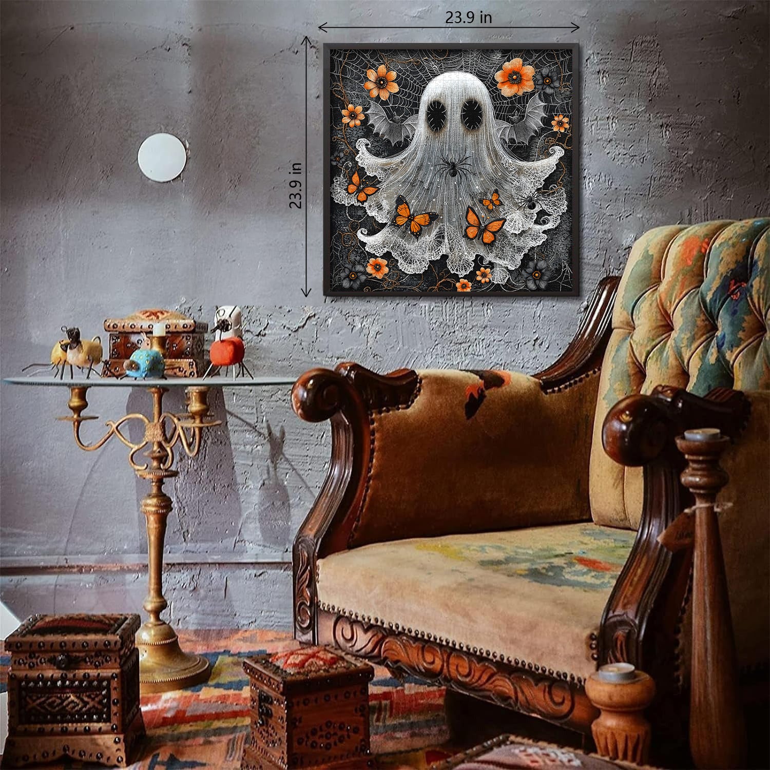 Dunkle Ghost -Puzzles 1000 Stücke