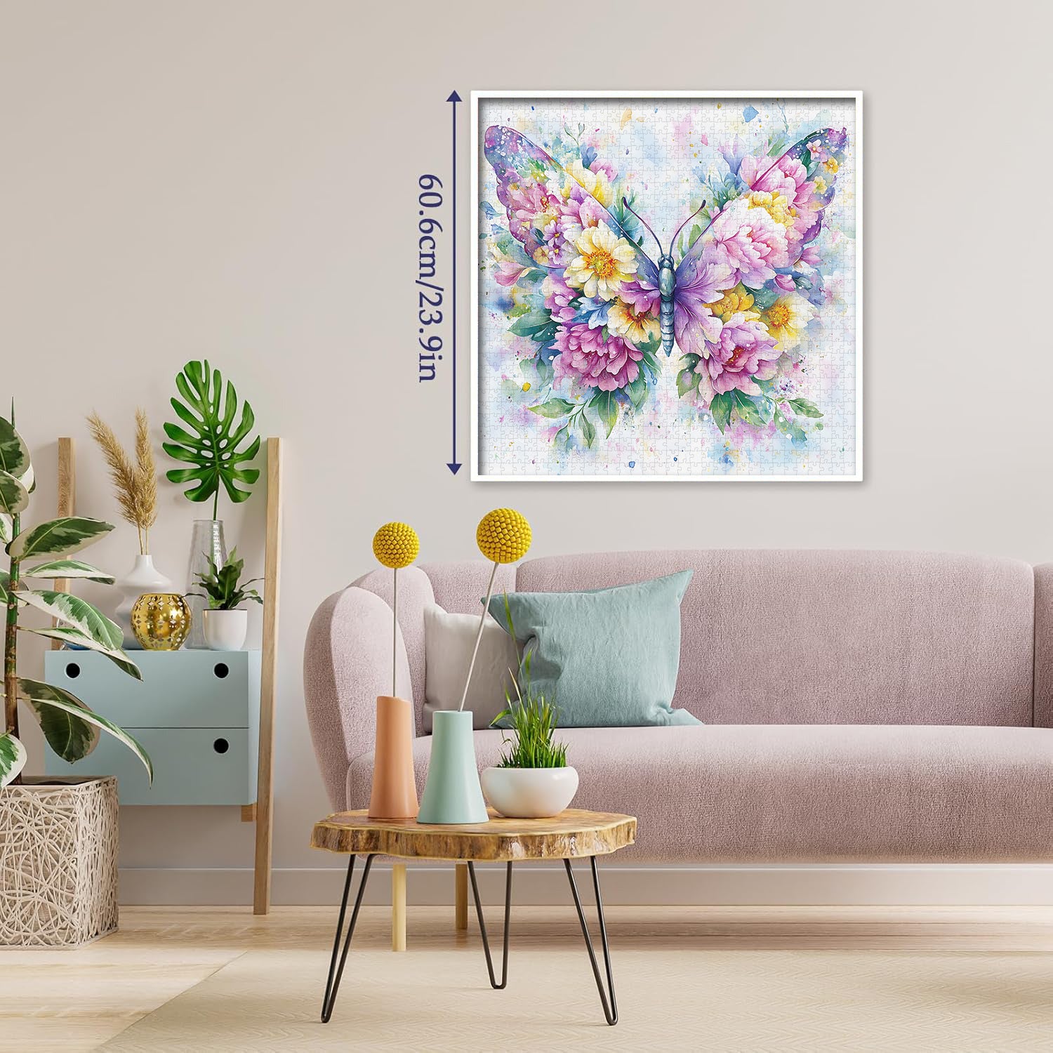 Puzzle ali floreali puzzle 1000 pezzi