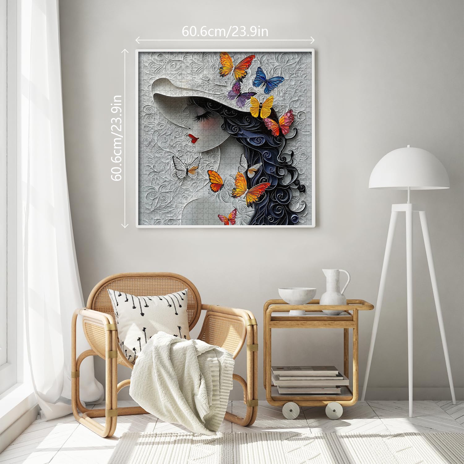 Schmetterling Lady Jigsaw Puzzle 1000 Stücke