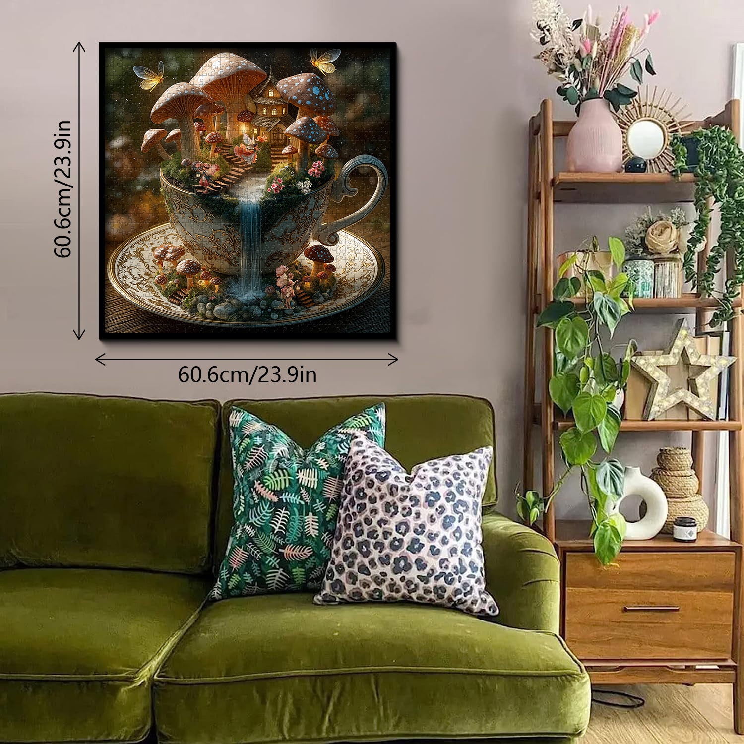 Mushroom Teacup Jigsaw Puzzle 1000 Pieces